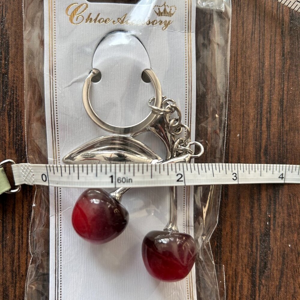 Red Cherry Key Holder - Picture 3 of 4
